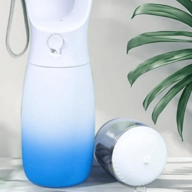 Pet Fashion Hydration Gradient Travel Kettle (Option: Whiteblue)
